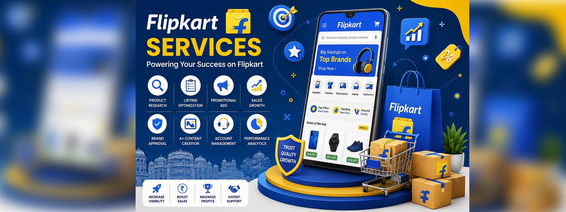 Flipkart Account Management Services in Jaipur - Bugs Web Solution