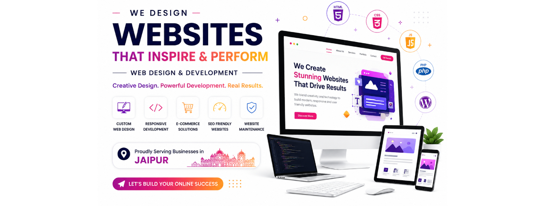 Web Design and Development Company Jaipur - Bugs web Solution